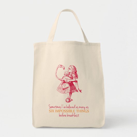 Alice in Wonderland Tote Bag (Voorkant)