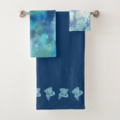 Alice in Wonderland Towel Set Bad Handdoek (Insitu)