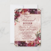 Alice in Wonderland Trouwrepetitie Diner Kaart (Voorkant)