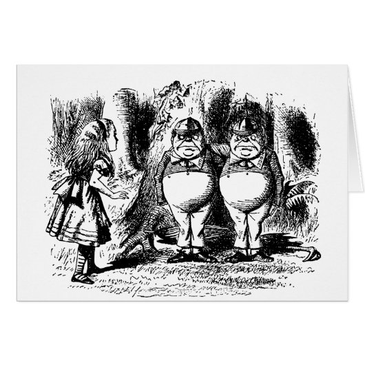 Alice in Wonderland, Tweedledum Tweedledee (Voorkant Horizontaal)