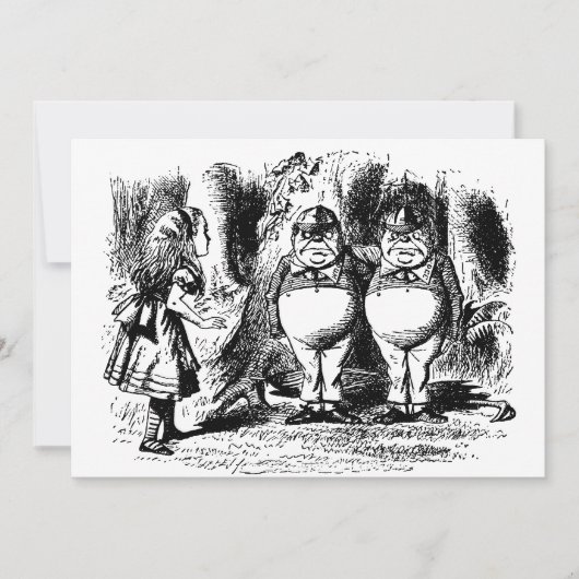 Alice in Wonderland, Tweedledum Tweedledee (Voorkant)