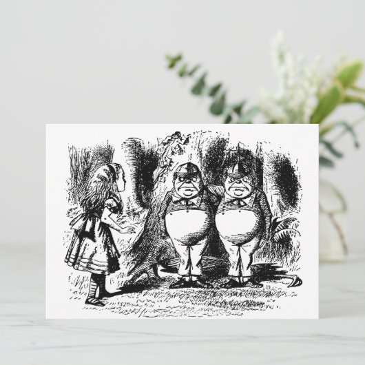 Alice in Wonderland, Tweedledum Tweedledee (Staand voorkant)