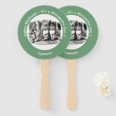 Alice in Wonderland Tweedledum & Tweedledee feest Handwaaier (Voorkant en achterkant)