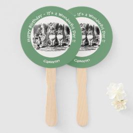 Alice in Wonderland Tweedledum & Tweedledee feest Handwaaier