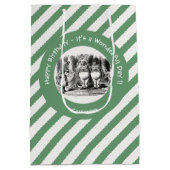 Alice in Wonderland Tweedledum & Tweedledee feest Medium Cadeauzakje (Achterkant)