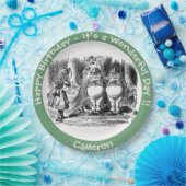 Alice in Wonderland Tweedledum & Tweedledee feest Papieren Bordje (Feest)