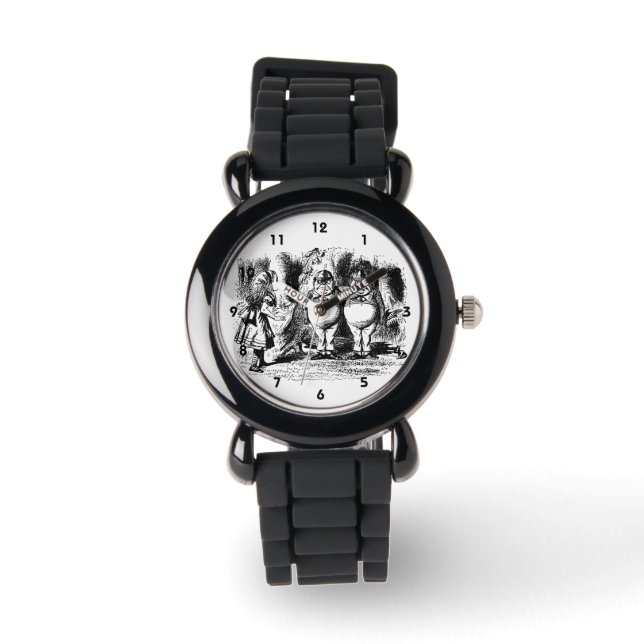  Alice in Wonderland, Tweedledum Tweedledee Horloge (Voorkant)