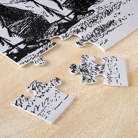  Alice in Wonderland, Tweedledum Tweedledee Legpuzzel (Zijkant)