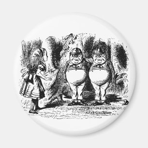  Alice in Wonderland, Tweedledum Tweedledee Magneet