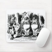 Alice in Wonderland, Tweedledum Tweedledee Muismat (Met muis)