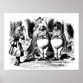  Alice in Wonderland, Tweedledum Tweedledee Poster (Voorkant)