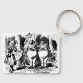 Alice in Wonderland, Tweedledum Tweedledee Sleutelhanger (Voorkant)