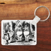 Alice in Wonderland, Tweedledum Tweedledee Sleutelhanger (Voorkant)
