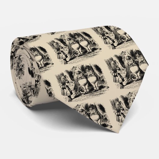 Alice in Wonderland, Tweedledum Tweedledee Stropdas (Opgerold)