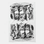 Alice in Wonderland, Tweedledum Tweedledee Theedoek (Verticaal)