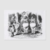 Alice in Wonderland, Tweedledum Tweedledee Tissuepapier (Voorkant)