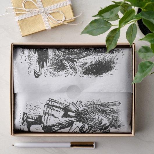 Alice in Wonderland, Tweedledum Tweedledee Tissuepapier (Geschenk)