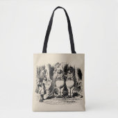 Alice in Wonderland, Tweedledum Tweedledee Tote Bag (Voorkant)