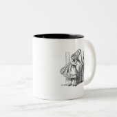 Alice in Wonderland Tweekleurige Koffiemok (Voorkant rechts)