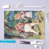 Alice in Wonderland TwiddleDee Dum Decoupage Tissuepapier (Craft)