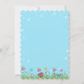 Alice in Wonderland - uitnodiging op zaterdag (Achterkant)