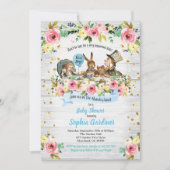 Alice in Wonderland, uitnodiging voor de douche va (Voorkant)