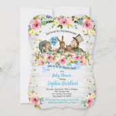 Alice in Wonderland, uitnodiging voor de douche va (Voorkant)