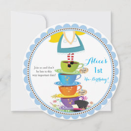 Alice in Wonderland Uitnodigingen