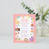 Alice in Wonderland - Uitnodigingen van de Dag van (Staand voorkant)