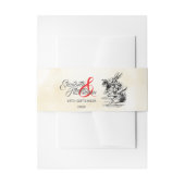 Alice in Wonderland Uitnodigingen Wikkel (Voorkant Voorbeeld)