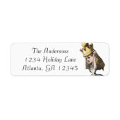 Alice in Wonderland Uitnodigingsadres Etiket (Voorkant)