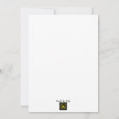 Alice in Wonderland Uitnodigingskaart Kaart (Achterkant)