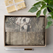 Alice in Wonderland van Arthur Rackham Tissuepapier (Geschenk)
