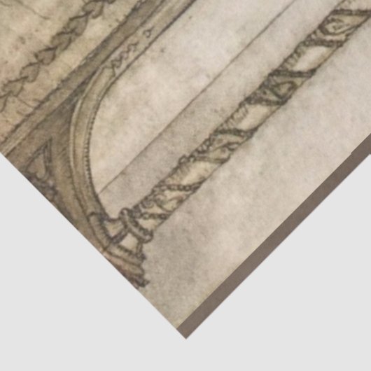 Alice in Wonderland van Arthur Rackham Tissuepapier (Detail)