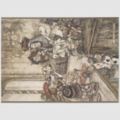 Alice in Wonderland van Arthur Rackham Tissuepapier (Voorkant)