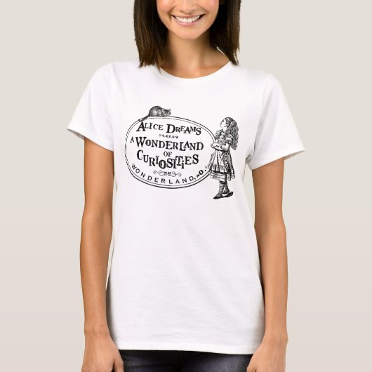 Alice in Wonderland van Curiousities W/Cheshire Ca T-shirt (Voorkant)