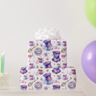 Alice in Wonderland van waterverf Lewis Carroll Cadeaupapier