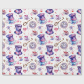 Alice in Wonderland van waterverf Lewis Carroll Cadeaupapier (Vlak)