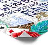 Alice in Wonderland - Verbeelding Poster (Hoek)