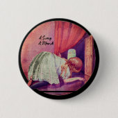 Alice in Wonderland Verhaal per maand Ronde Button 5,7 Cm (Voorkant)