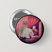 Alice in Wonderland Verhaal per maand Ronde Button 5,7 Cm (Voorkant /achterkant)