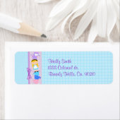 Alice in Wonderland - verjaardag Etiket (Insitu)