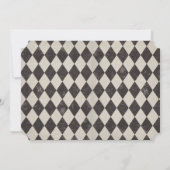 Alice in Wonderland Verjaardag Foto Uitnodiging (Achterkant)