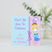 Alice in Wonderland - verjaardag Kaart (Staand voorkant)