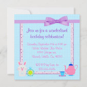 Alice in Wonderland - verjaardag Kaart (Achterkant)