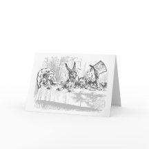  Alice in Wonderland Verjaardag Kaart