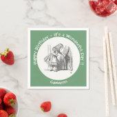 Alice in Wonderland Verjaardag of ander feestje Servet (Insitu)