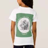 Alice in Wonderland Verjaardag of ander feestje T-shirt (Achterkant)