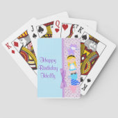 Alice in Wonderland - verjaardag Speelkaarten (Achterkant)