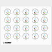 Alice in Wonderland Verjaardag Stickers (Vel)